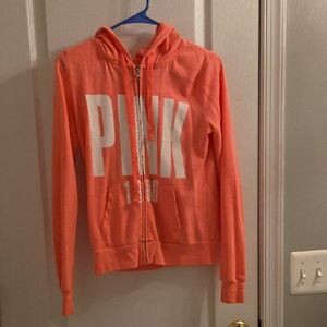 Pink Zip-Up Hoodie